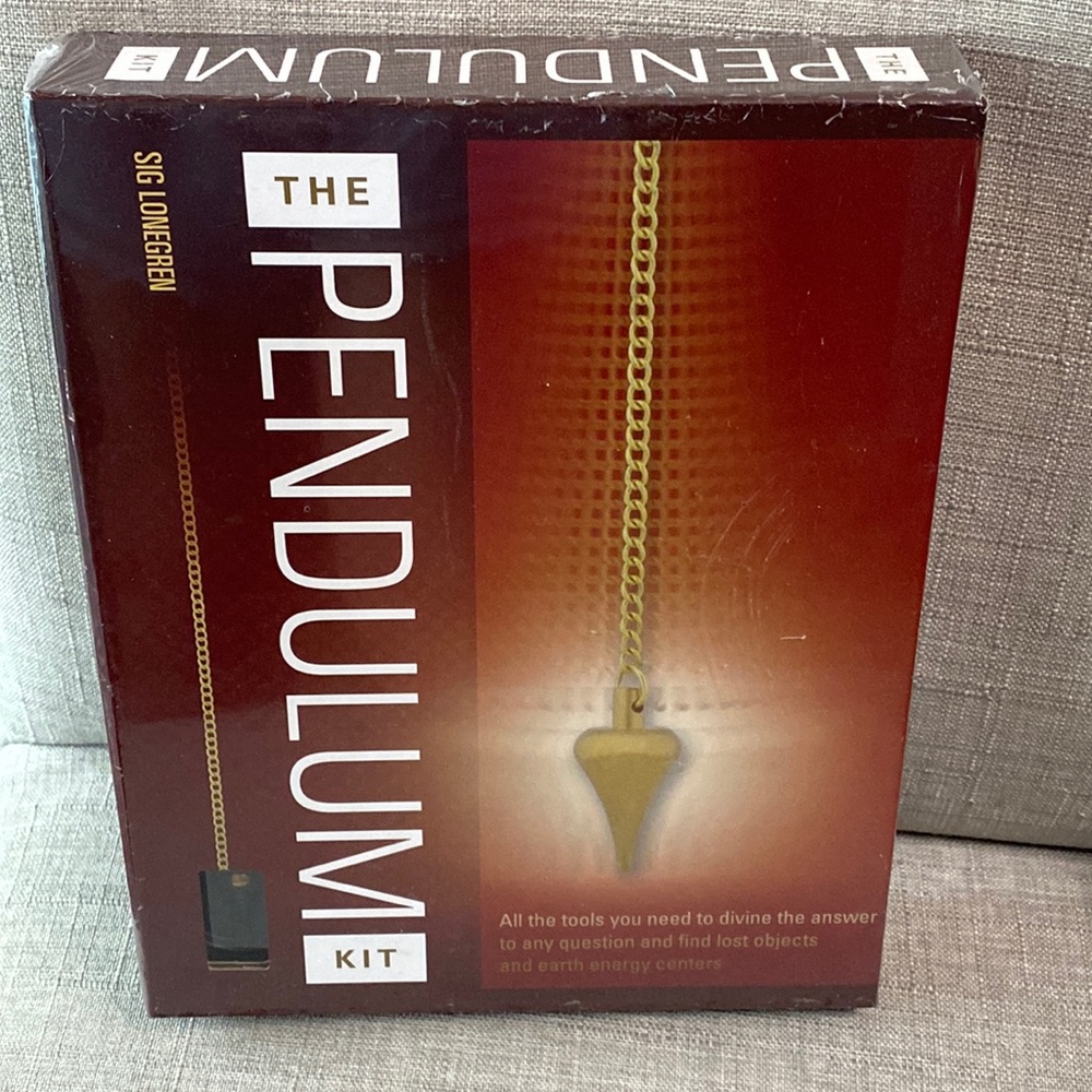 New Sealed The Pendulum Kit Divining Box Set Sig Lonegren Guidebook Charts